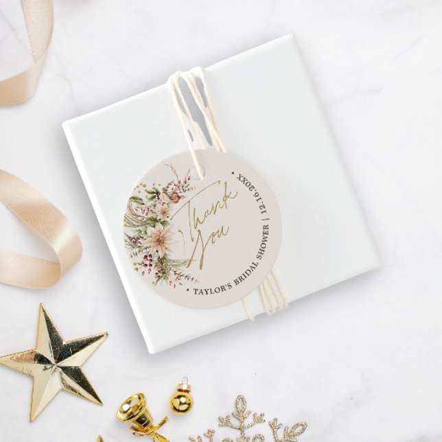 Étiquettes Cadeau C'est la Fête des mariées d'hiver de saison (Créateur téléchargé)