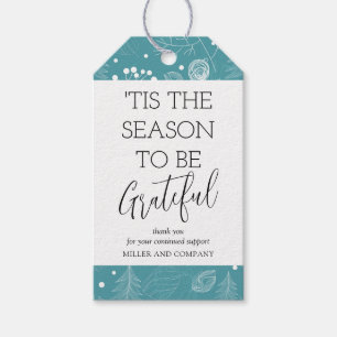 Étiquettes-cadeau 'C'Est La Saison D'Être Gratuit Noël D'Entreprise