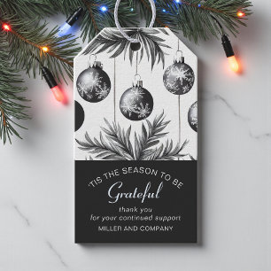 Étiquettes-cadeau 'C'Est La Saison D'Être Gratuit Noël D'Entreprise