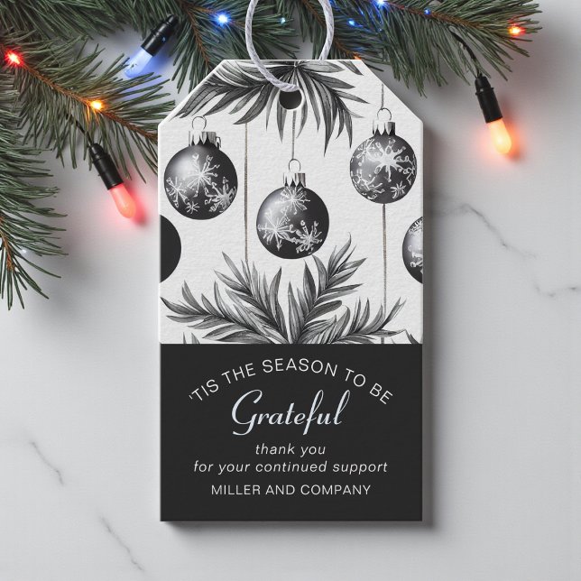 Étiquettes-cadeau 'C'Est La Saison D'Être Gratuit Noël D'Entreprise (Créateur téléchargé)