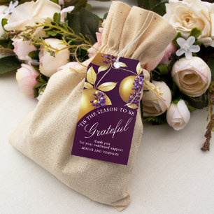 Étiquettes-cadeau 'C'Est La Saison D'Être Gratuit Noël D'Entreprise