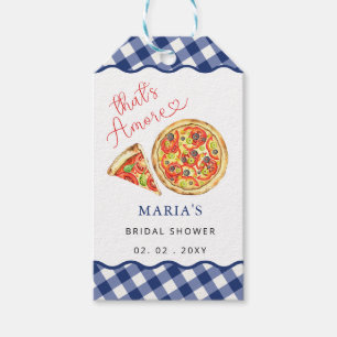Étiquettes-cadeau C'est l'Amour Fête de Pizza Italienne Enterrement