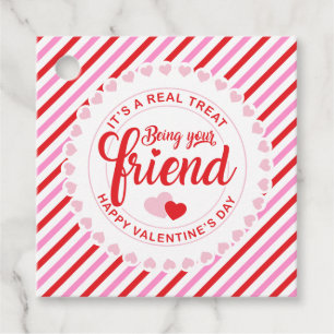 Étiquettes Cadeau C'est un vrai régal d'être votre ami Valentine