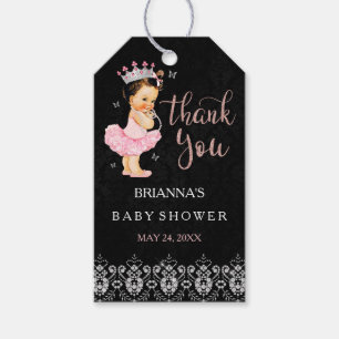 Étiquettes-cadeau C'est une Fille Princesse Fille Baby Shower