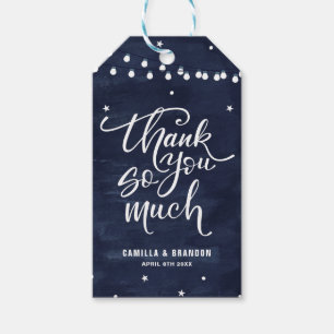 Étiquettes-cadeau Chaîne illumine tellement le Merci