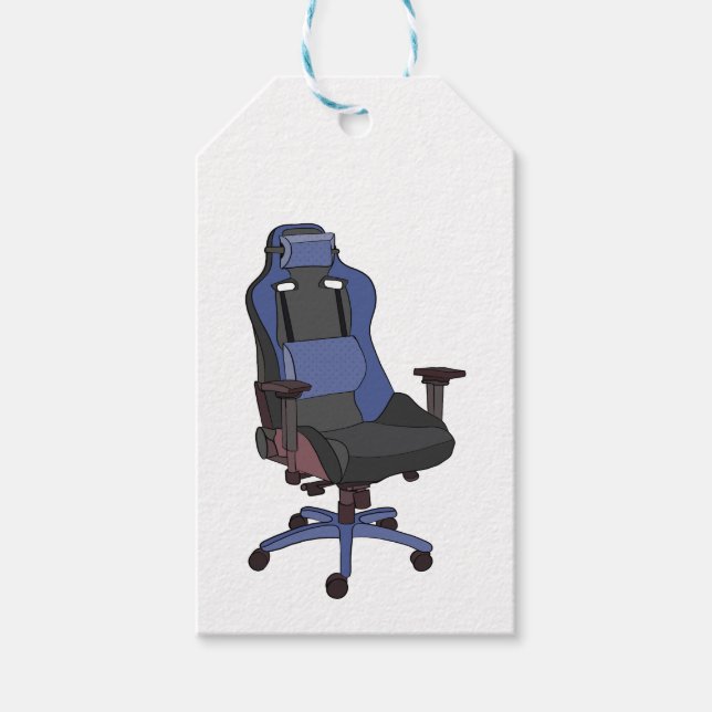 Étiquettes-cadeau Chaise de jeu (Devant)