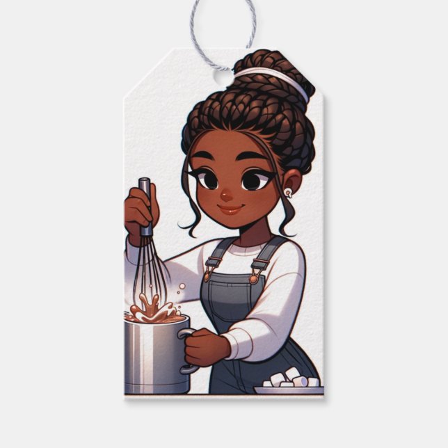 Étiquettes-cadeau Chaleur hivernale douce (Devant)