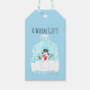 Étiquettes-cadeau Chaleureux Chaud Noël Sweat Tags cadeaux