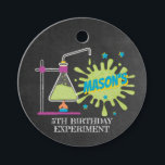 Étiquettes Cadeau Chalkboard Fête de la Science Mad Anniversaire<br><div class="desc">Chalkboard Mad Science Party Anniversaire - Attrapez votre manteau de laboratoire et préparez-vous pour un plaisir explosif! Une fête scientifique folle pour fêter la fête spéciale de votre petit curieux. Ces étiquettes de faveur créatives sont idéales pour les filles et les garçons. Pas besoin de tests ou d'expériences, ce parti...</div>