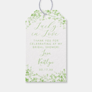 Étiquettes-cadeau Chanceux en amour : Fête de mariage pour la Saint-