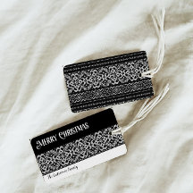 Chandail scandinave Noir & Blanc Cosy Noël