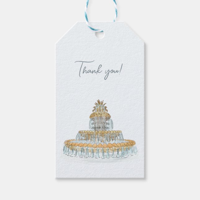 Étiquettes-cadeau Charleston Mariage (Devant)