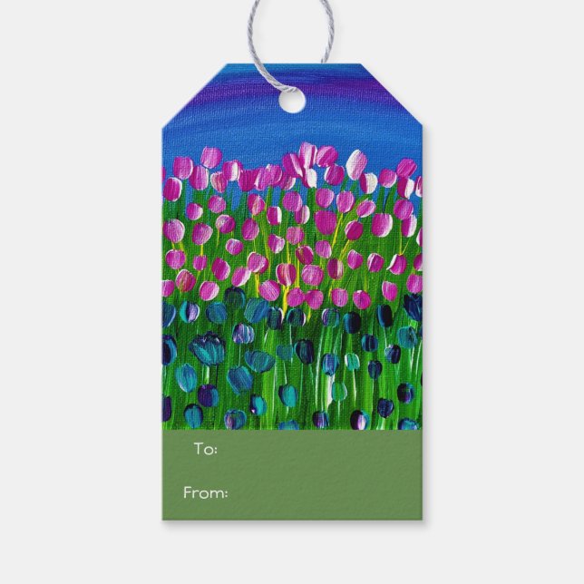 Étiquettes-cadeau Charme gracieux (Devant)