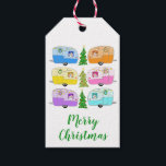 Étiquettes-cadeau Charming Christmas Camper Vintage Trailer RV Xmas<br><div class="desc">J'espère que vous aimez ce design de vacances. Ajoutez votre propre texte à l'avant ou à l'arrière. Consultez ma boutique pour trouver d'autres articles correspondants comme des autocollants, des tasses, des cartes, du papier d'emballage ainsi que d'autres motifs de vacances. Merci d'avoir fait des emplettes avec moi ! Si vous...</div>