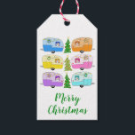 Étiquettes-cadeau Charming Christmas Camper Vintage Trailer RV Xmas<br><div class="desc">J'espère que vous aimez ce design de vacances. Ajoutez votre propre texte à l'avant ou à l'arrière. Consultez ma boutique pour trouver d'autres articles correspondants comme des autocollants, des tasses, des cartes, du papier d'emballage ainsi que d'autres motifs de vacances. Merci d'avoir fait des emplettes avec moi ! Si vous...</div>