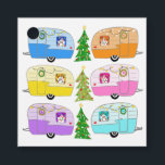 Étiquettes Cadeau Charming Christmas Camper Vintage Trailer RV Xmas<br><div class="desc">J'espère que vous aimez ce design de vacances. Ajoutez votre propre texte à l'avant ou à l'arrière. Consultez ma boutique pour trouver d'autres articles correspondants comme des autocollants, des cartes, du papier d'emballage ainsi que d'autres motifs de vacances. Merci d'avoir fait des emplettes avec moi ! Si vous voulez quelque...</div>