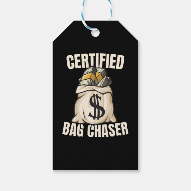 Étiquettes-cadeau chasseur de bagages  (Dos)
