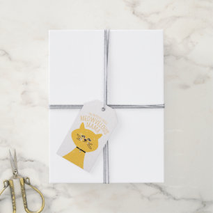 Étiquettes-cadeau Chat Maman Glamour Brillant Meowvelous