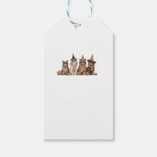Étiquettes-cadeau Chat mignon Halloween Kitty Halloween Animal Anima