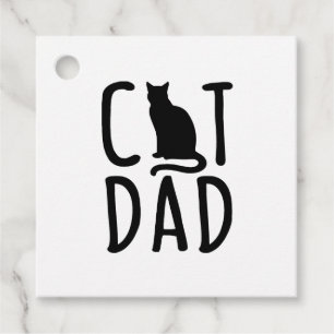 Étiquettes Cadeau chat papa chat noir chat mignon amour mon ami anim
