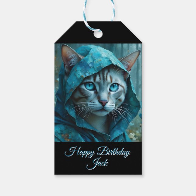 Étiquettes-cadeau Chat Renaissance (Devant)