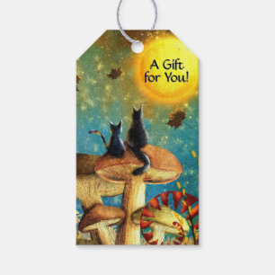 Étiquettes-cadeau Chats de champignons Un cadeau pour vous Personnal