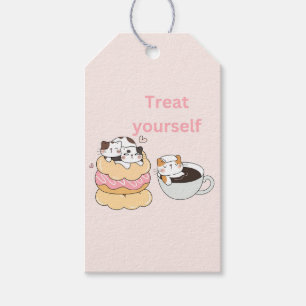 Étiquettes-cadeau Chats gourmets