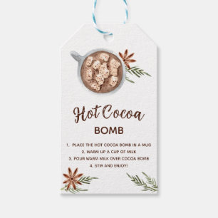 Étiquettes-cadeau Chaud Coca Bombe Douche Favoriser