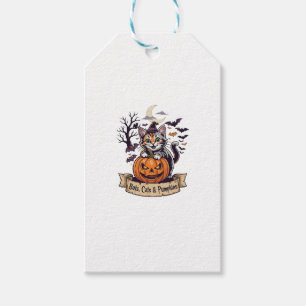 Étiquettes-cadeau Chauves-souris Chats Citrouilles Halloween Sorcièr