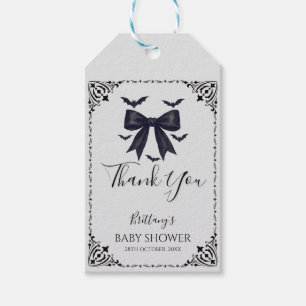 Étiquettes-cadeau Chauves-souris et vaches Halloween Baby shower Mer