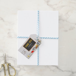 Étiquettes-cadeau Chef cuisine Cuisine