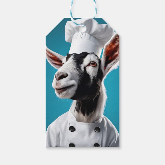 Étiquettes-cadeau Chef Goat (Devant)