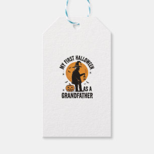 Étiquettes-cadeau Chemise de Halloween pour grand-père Premier Grand