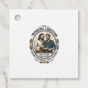 Étiquettes Cadeau Chemise des métiers de la construction Jésus Graph