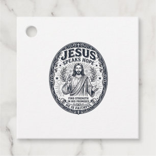 Étiquettes Cadeau Chemise d'inclusion de la communauté sourde Jésus