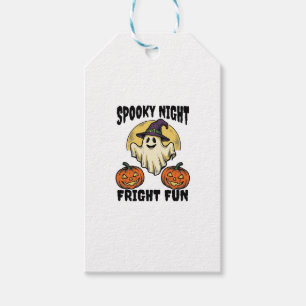 Étiquettes-cadeau Chemise fantôme citrouille effrayante Halloween vi