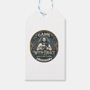 Étiquettes-cadeau Chemise Vintage Jesus Pickleball Graphique Chrétie