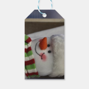 Étiquettes-cadeau Cher bonhomme de neige