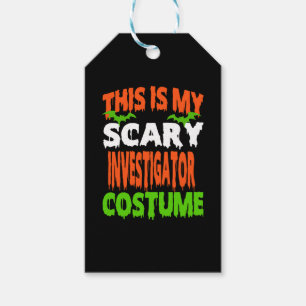 Étiquettes-cadeau Chercheur - CRAINDRE COSTUME HALLOWEEN SHIRT