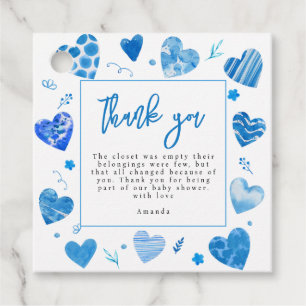 Étiquettes Cadeau Chéri(e)   Merci