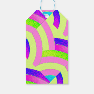 Étiquettes-cadeau chevrons chic et sophistiqués