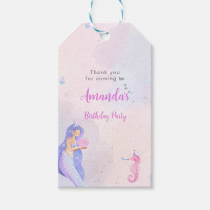 Étiquettes-cadeau Chic sirène adorable