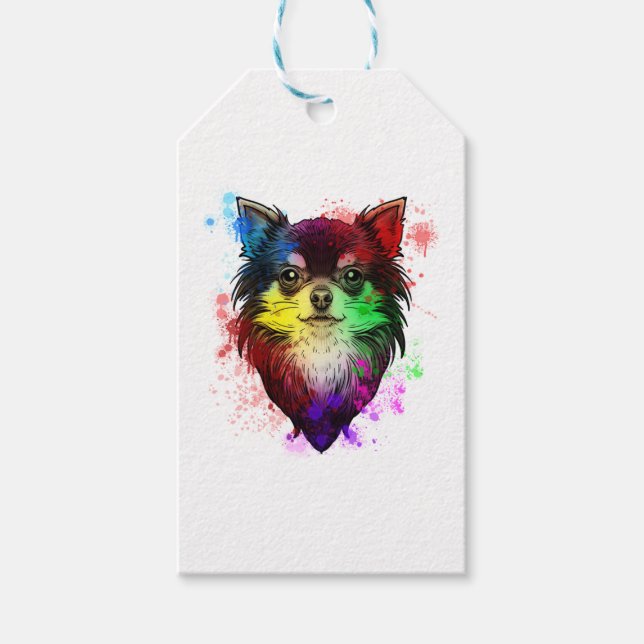 Étiquettes-cadeau Chihuahua Chig (Devant)