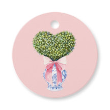 Chinoiserie Heart Topiary Valentine
