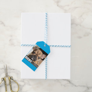 Étiquettes-cadeau Chiots Bouledogue français