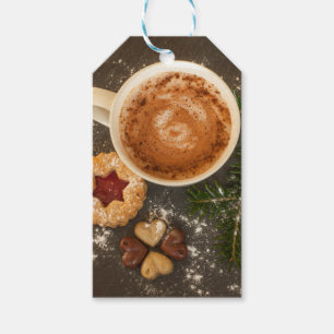 Étiquettes-cadeau Chocolat chaud de Noël