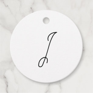 Étiquettes Cadeau Choisissez votre propre lettre Style de police :