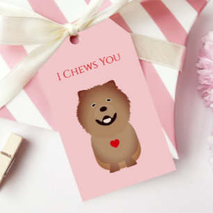 Étiquettes-cadeau Chow Chow Tag, Saint-Valentin pour chien, Saint-Va