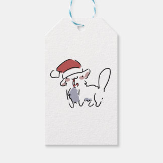 Étiquettes-cadeau Christmas Cat