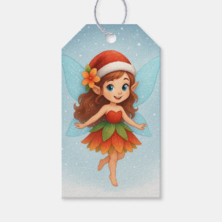 Étiquettes-cadeau Christmas Fairy ,Cute Winter Fairy Holiday